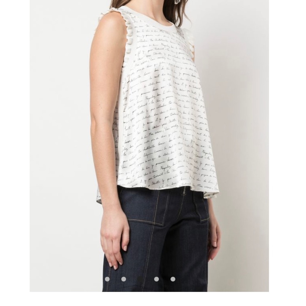 Cinq a sept satin love story top